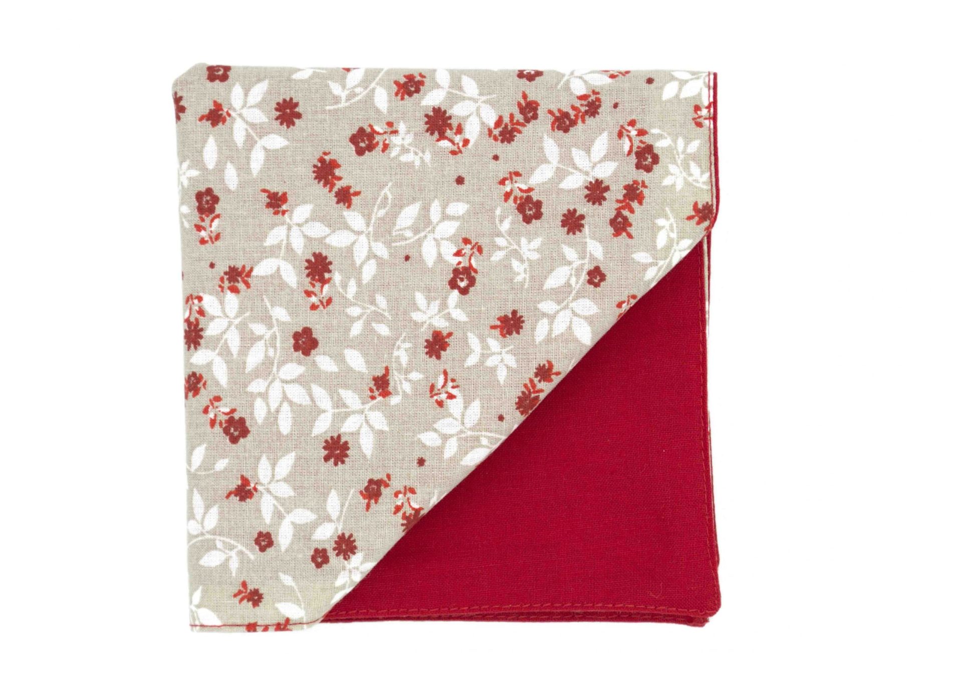 JAGGS_costume_sur_mesure_chemise_sur_mesure_Belgique_waterloo_bruxelles_pochette_Fire_Flower_fleurs_orange_sur_fond_beige_feuill