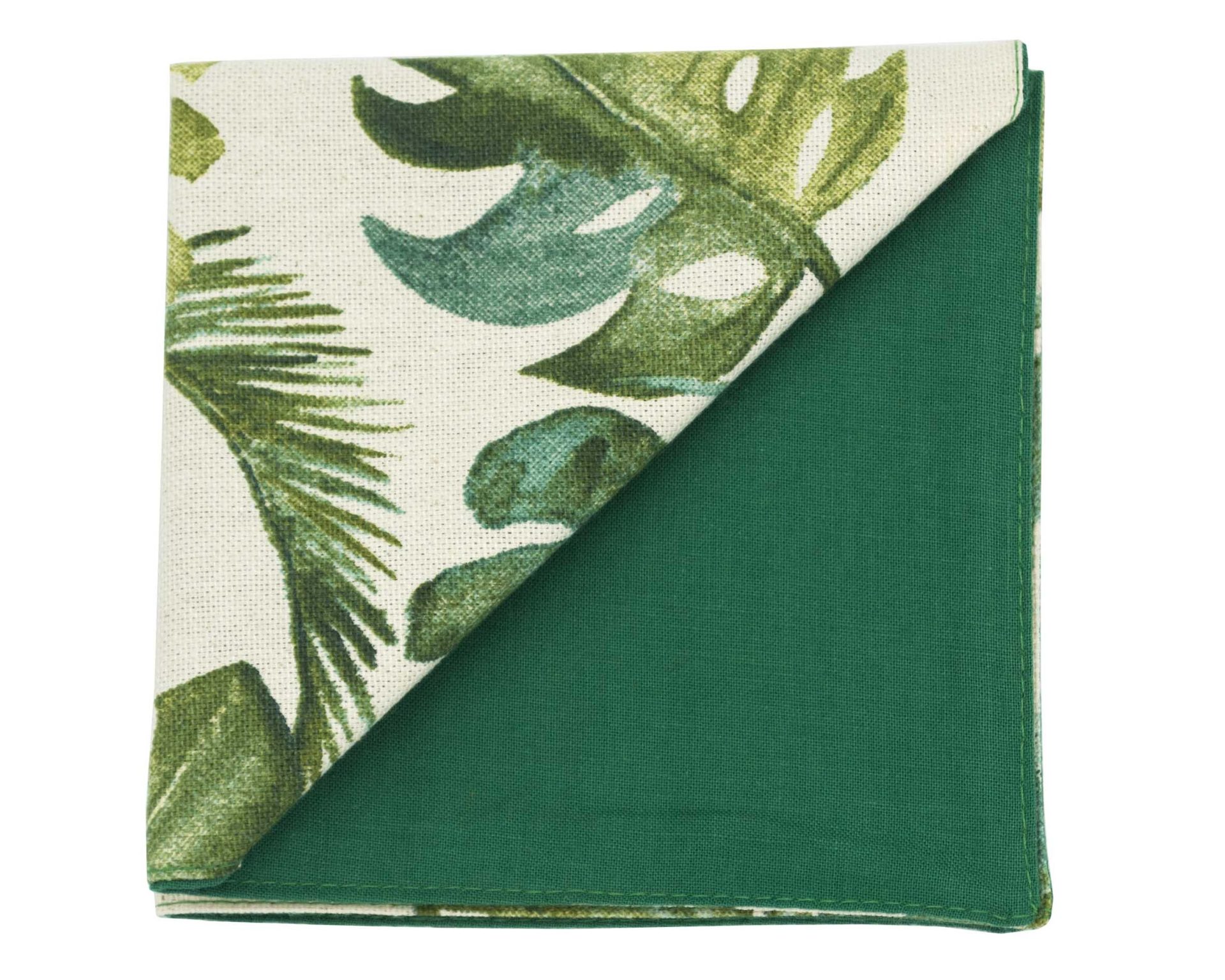 JAGGS_COSTUME_CHEMISE_SUR_MESURE_BRUXELLES_POCHETTE_MOTIF_FEUILLES_EXOTIQUES_LE_FEUILLU_DOS_VERT