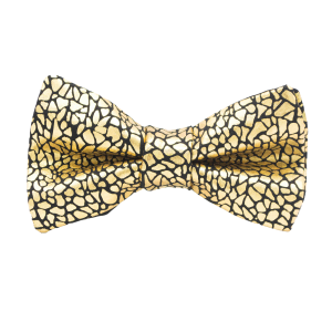 Nœud papillon "Pépite d'Or" - petits motifs dorés