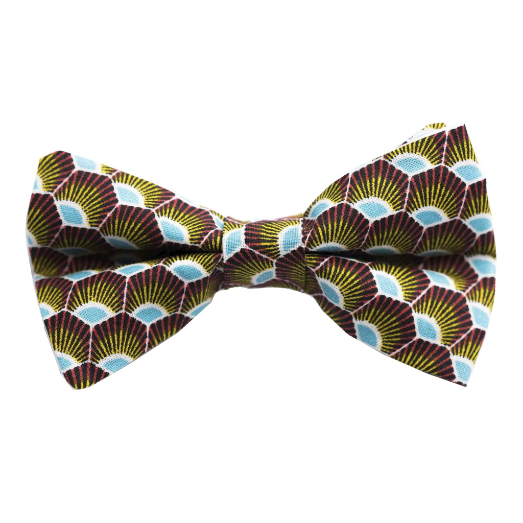Nœud Papillon CLJ Charles Le Jeune - Modèle Roméo En Microfibre Jaune à Carreaux