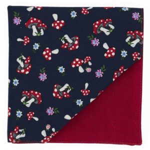 Pochette "Magic Mushroom" - Champignons rouges à pois blancs