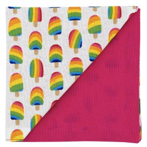 Pochette "Magnum" - glaces à l'eau multicolores