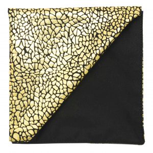 Pochette "Pépite d'or" - petits motifs dorés