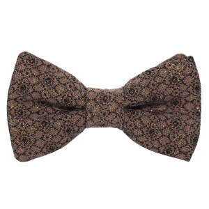 Nœud papillon motif "Fashion Light" - strass sur fond rose