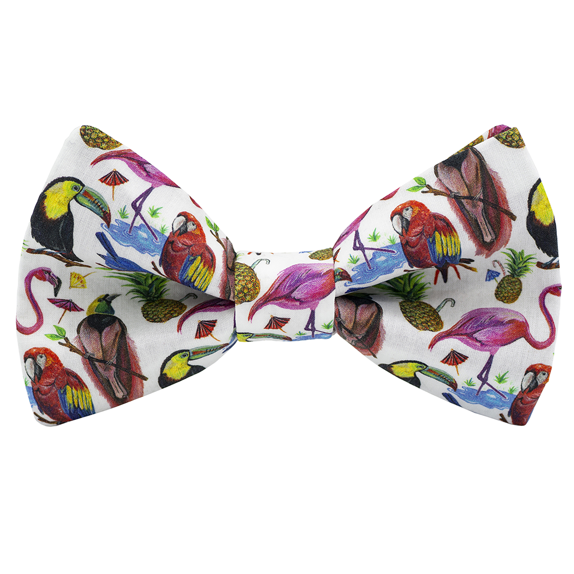 Nœud papillon Liberty "Birds Of Paradise" rouge