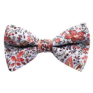 JAGGS_costume_chemise_sur_mesure_bruxelles_noeud_papillon_BRIN_DE_FOLIE_fleurs_orange_sur_fond_bleu_gris copie