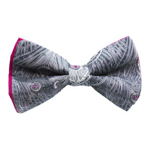 Nœud papillon Liberty "Hera" gris