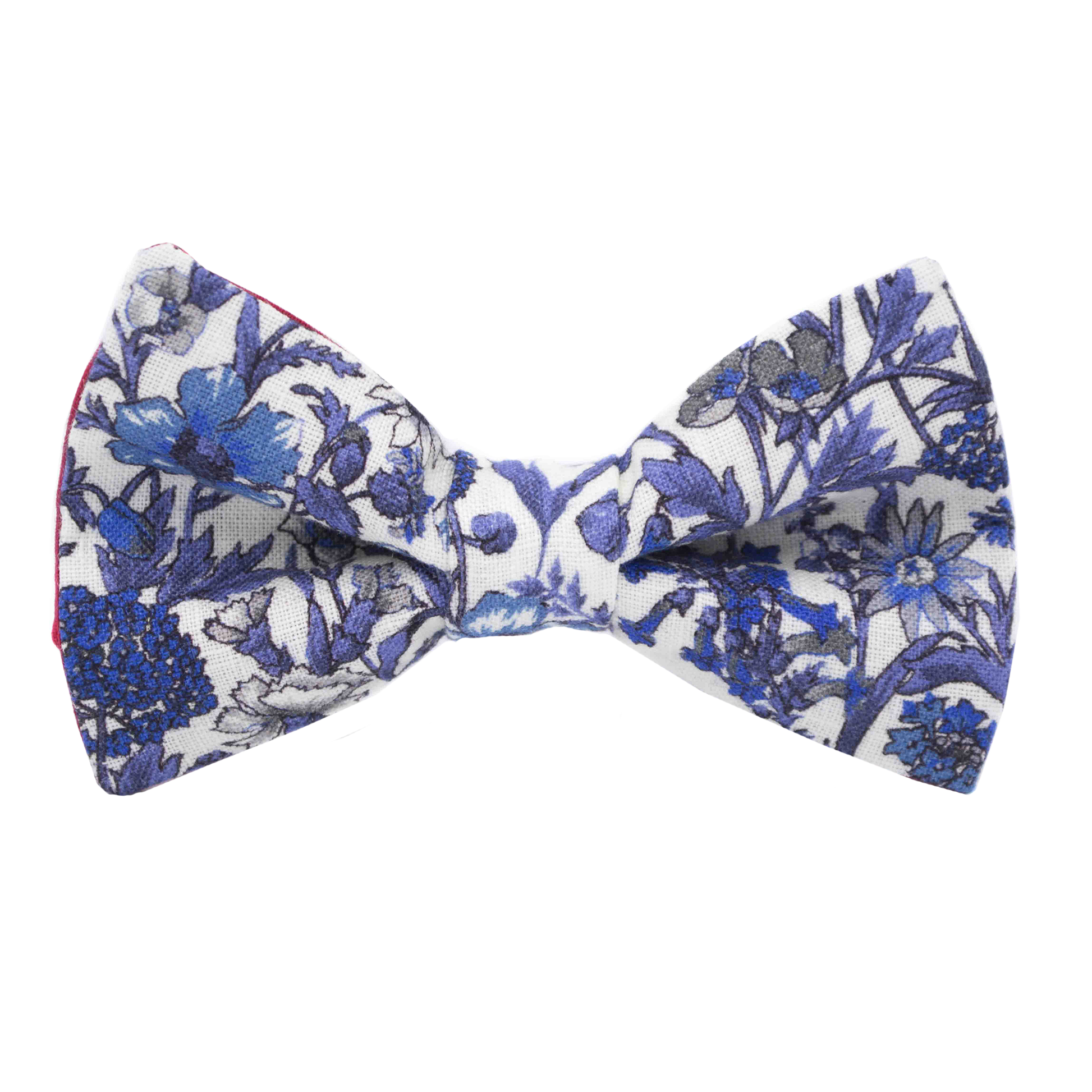 Nœud papillon Liberty "Rachel" bleu et blanc