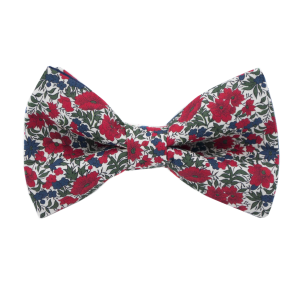 Nœud papillon Liberty "Rosalind" rouge
