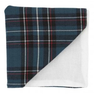 Pochette Tartan bleu canard "Doctor Who"