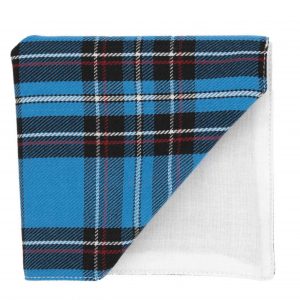 Pochette Tartan bleu clair "Good Morning England"