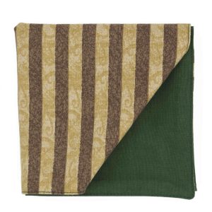 Pochette "Sam" - rayures marron