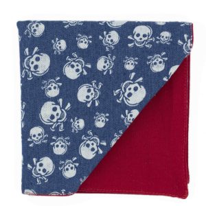 Pochette Jeans "Jack Sparrow" - têtes de mort