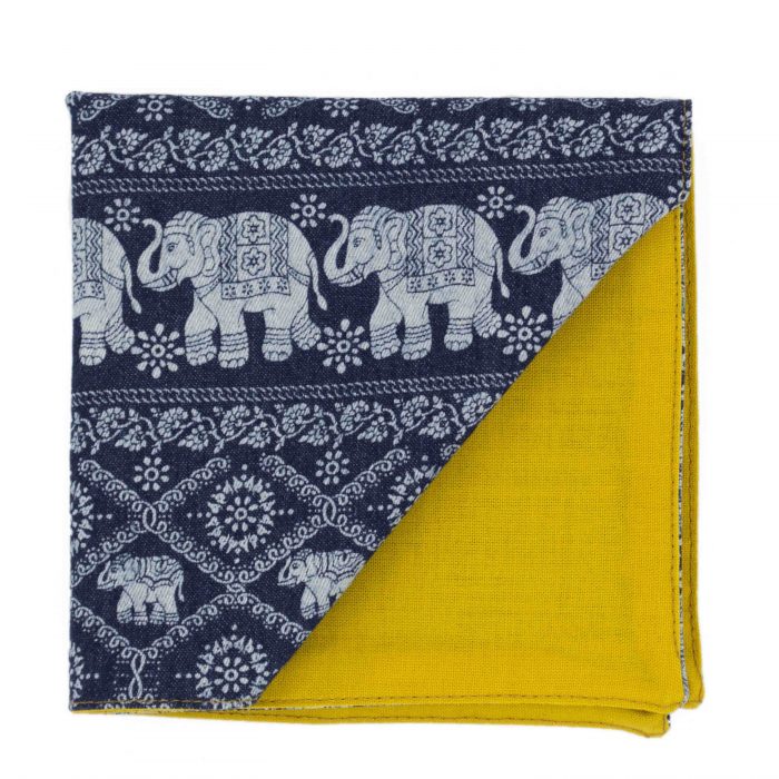Pochette Jeans “Taj Mahal” – éléphants