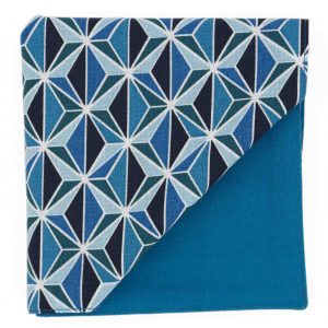 Pochette Japonais "Badiane" bleu