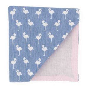 Pochette Jean "Flamingo" - Flamants rose blancs