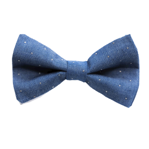 Noeud papillon denim strass