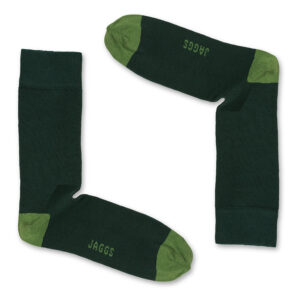 JAGGS-chaussettes-coton-unies-vert-anglais