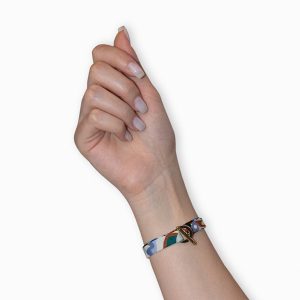 bracelet liberty gatsby garden bleu