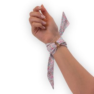 bracelet noeud moyen liberty eloise rose pastel