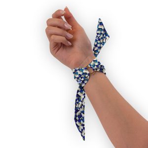 bracelet noeud moyen liberty poppy s patchwork bleu