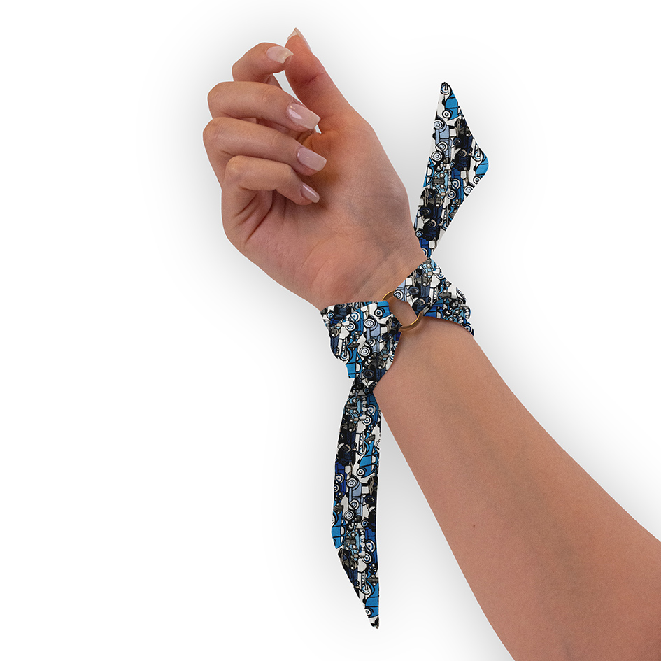 Bracelet à noeud Liberty “Roaring Wheels” Bleu
