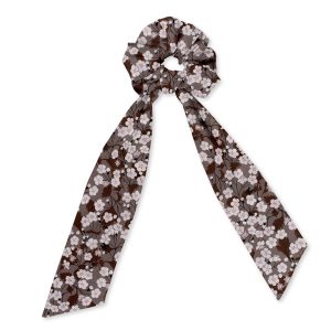 chouchou foulard liberty mitsi brun