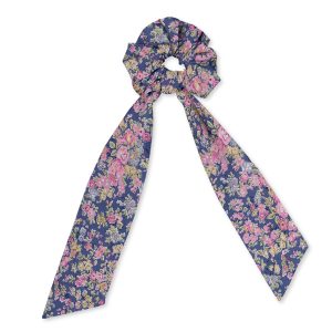 chouchou foulard 1 liberty tatum bleu guede