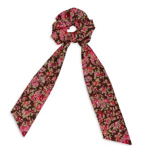 chouchou foulard 1 liberty tatum marron