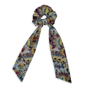 chouchou foulard 3 liberty eben vert canard