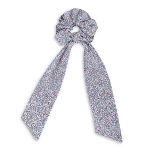 chouchou foulard 3 liberty eloise bleu pastel