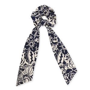 chouchou foulard 3 liberty-mono gatsby bleu marine