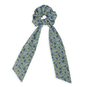 chouchou foulard 3 liberty rosalind bleu