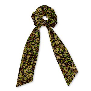 chouchou foulard 3 liberty wiltshire vert olive
