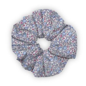 chouchou liberty eloise bleu pastel