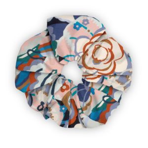 chouchou liberty gatsby garden bleu