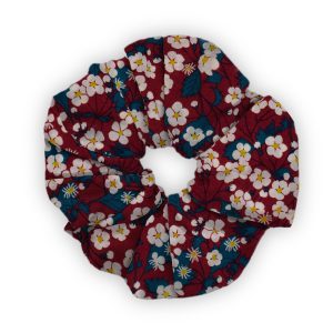 chouchou liberty mitsi bordeaux