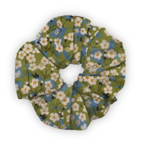 chouchou liberty mitsi vert pomme