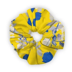 chouchou liberty poppy dream jaune