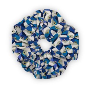 chouchou liberty poppy s patchwork bleu