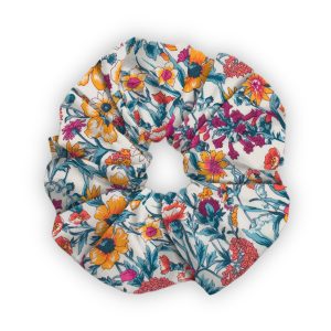 chouchou liberty rachel bleu canard