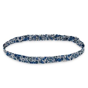 Headband fin liberty emma and georgina bleu et blanc