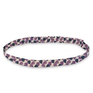 headband fin liberty deco wings mauve