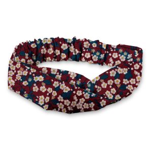 headband large 2 liberty mitsi bordeaux