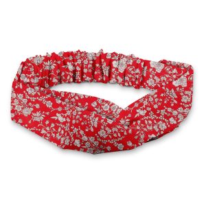 headband large 2 liberty summer blooms coquelicot