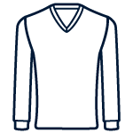 Pull col V pour homme