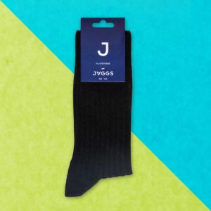 chaussettes fil d'écosse noires-01