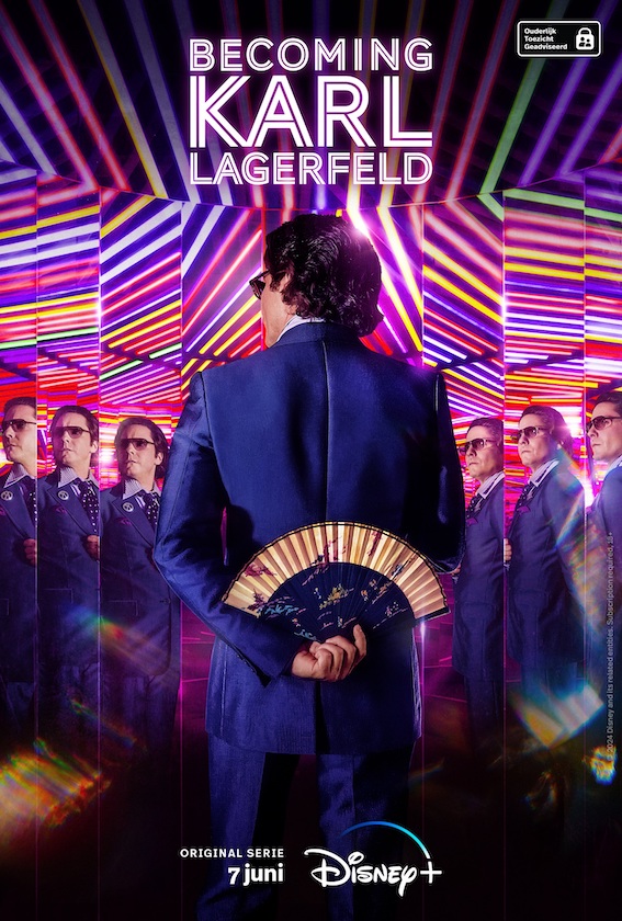 La série Becoming Karl Lagerfeld sur Disney+, sortie le 7 juin 2024.
